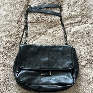 Zara Black Faux Leather Purse